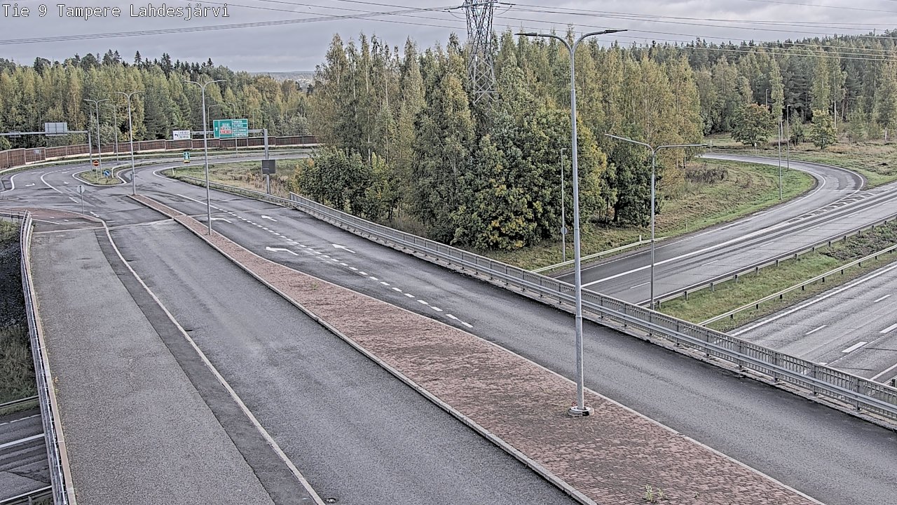 Weather Camera Image Road 9 Tampere, Lahdesjärvi, Tampere, Pirkanmaa
