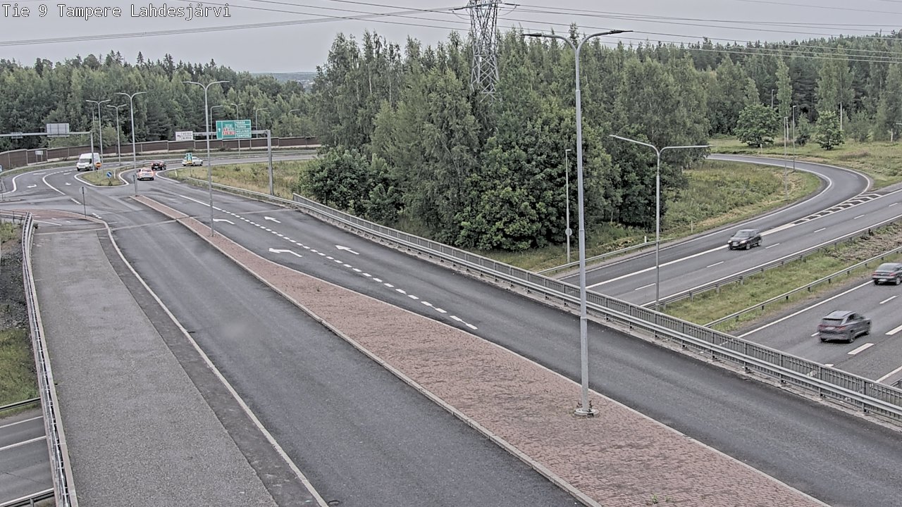 Weather Camera Image Road 9 Tampere, Lahdesjärvi, Tampere, Pirkanmaa