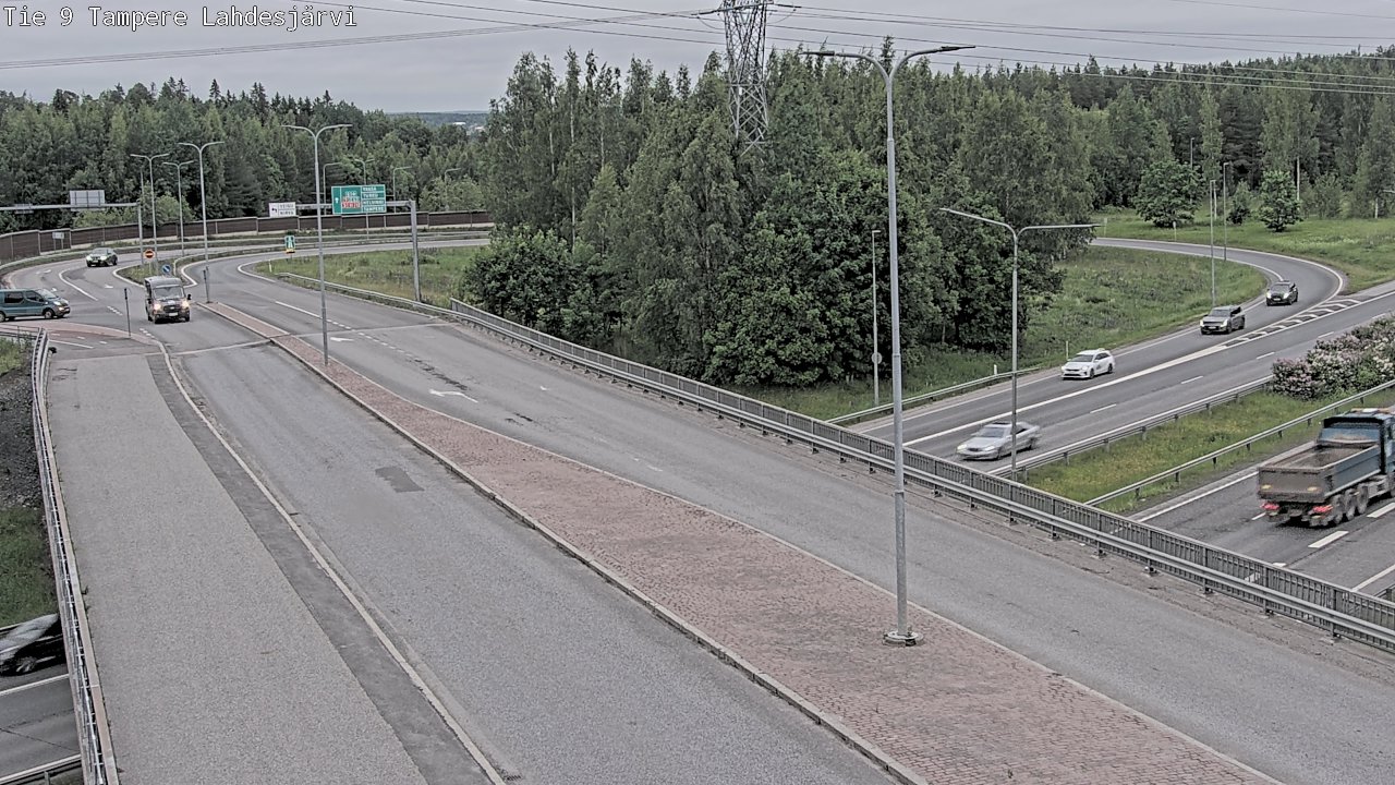 Kelikamerat Kuva Tie 9 Tampere, Lahdesjärvi, Tampere, Pirkanmaa