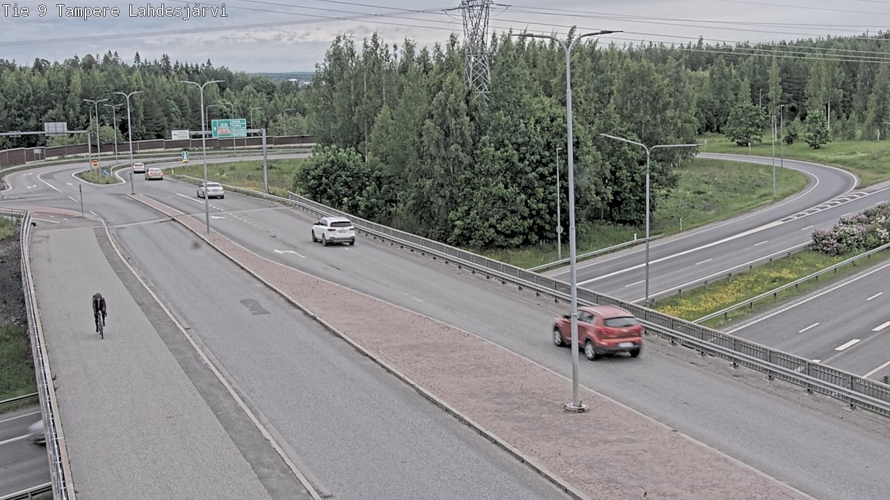 Weather Camera Image Väg 9 Tammerfors, Lahdesjärvi, Tampere, Pirkanmaa