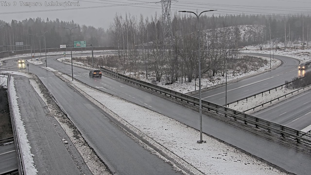 Weather Camera Image Väg 9 Tammerfors, Lahdesjärvi, Tampere, Pirkanmaa