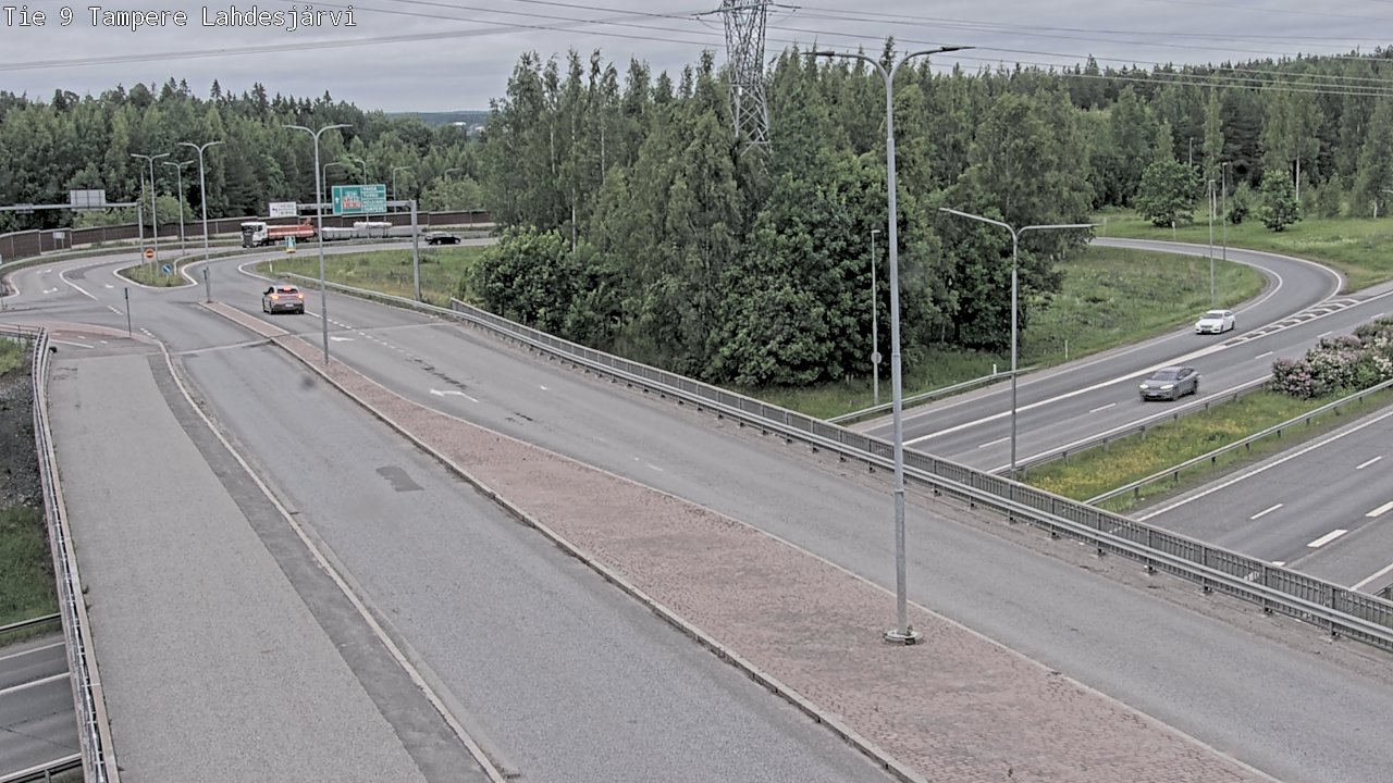 Weather Camera Image Väg 9 Tammerfors, Lahdesjärvi, Tampere, Pirkanmaa