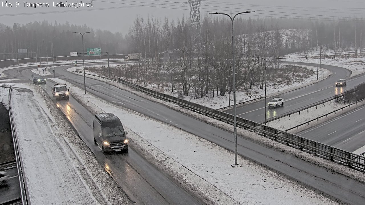 Weather Camera Image Väg 9 Tammerfors, Lahdesjärvi, Tampere, Pirkanmaa