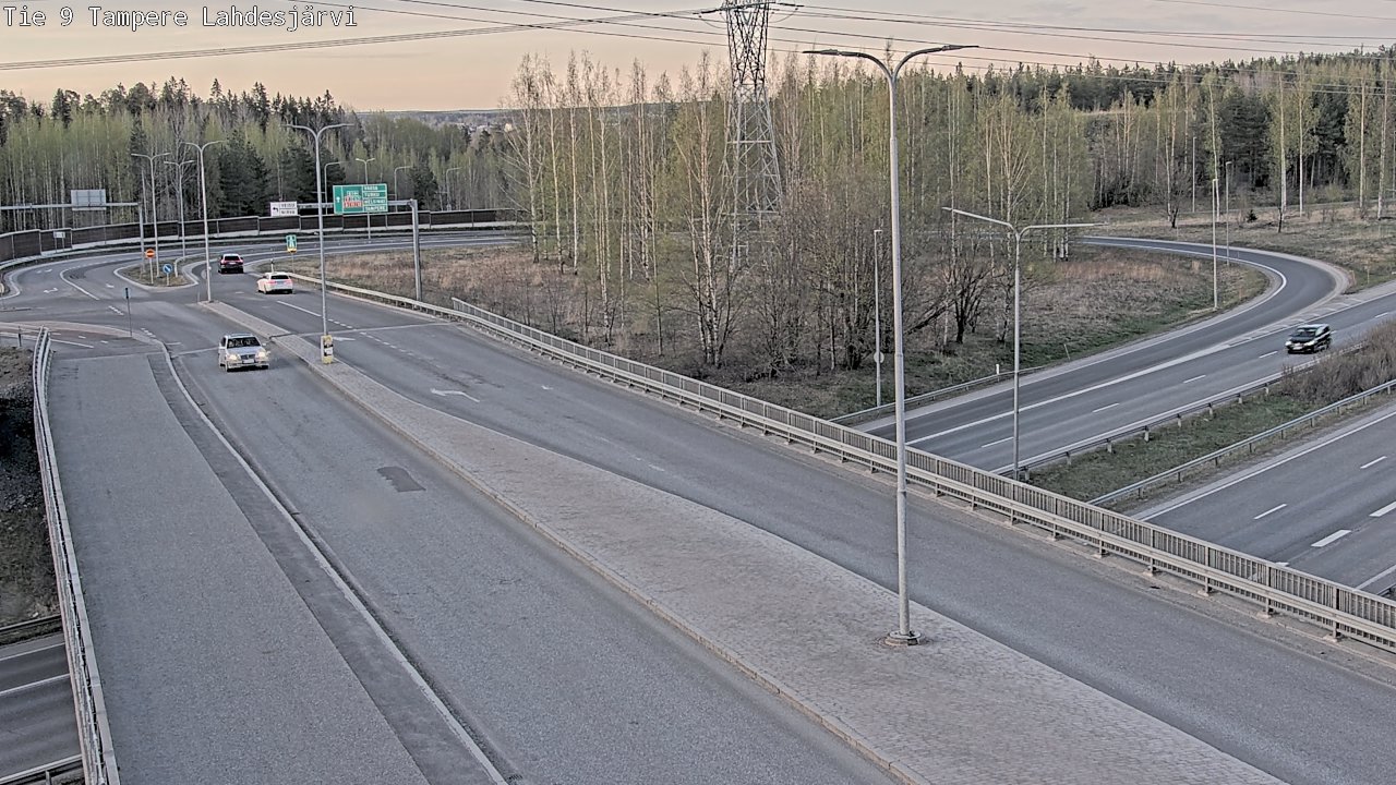 Weather Camera Image Road 9 Tampere, Lahdesjärvi, Tampere, Pirkanmaa