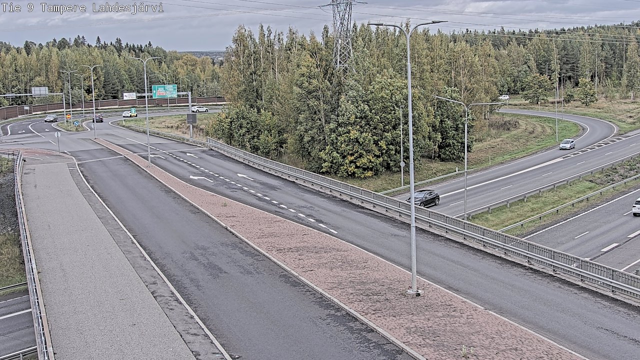 Weather Camera Image Road 9 Tampere, Lahdesjärvi, Tampere, Pirkanmaa
