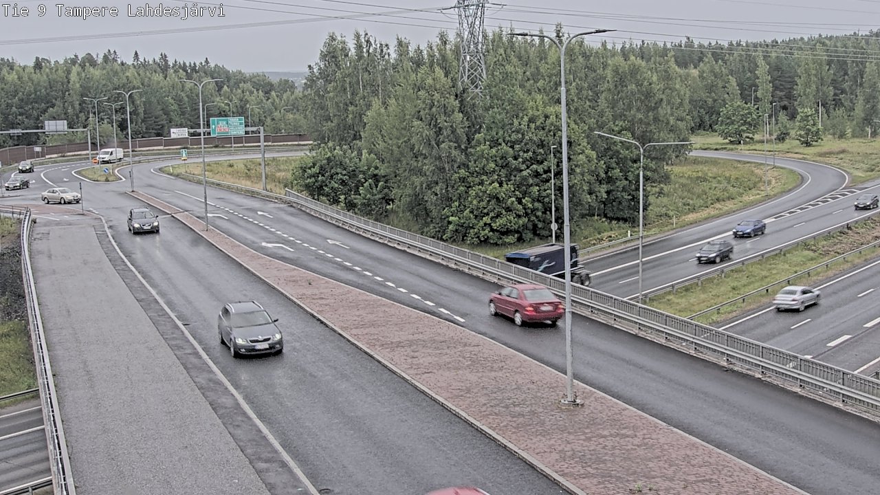 Weather Camera Image Road 9 Tampere, Lahdesjärvi, Tampere, Pirkanmaa