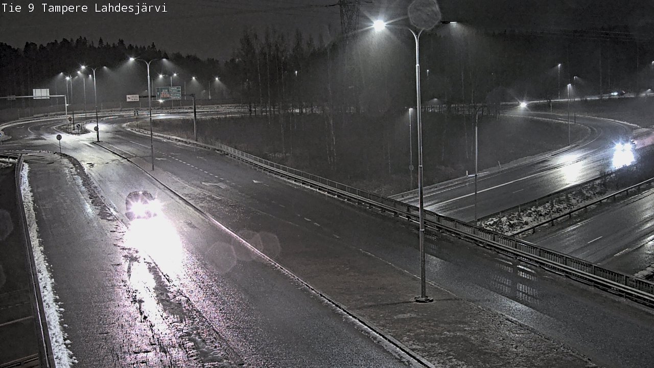 Weather Camera Image Väg 9 Tammerfors, Lahdesjärvi, Tampere, Pirkanmaa