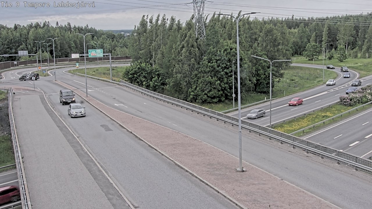 Weather Camera Image Väg 9 Tammerfors, Lahdesjärvi, Tampere, Pirkanmaa
