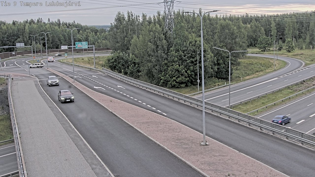 Weather Camera Image Road 9 Tampere, Lahdesjärvi, Tampere, Pirkanmaa