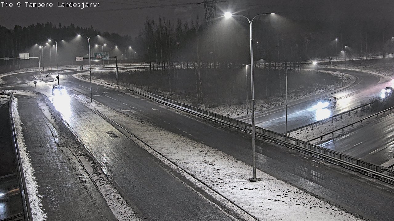 Weather Camera Image Väg 9 Tammerfors, Lahdesjärvi, Tampere, Pirkanmaa