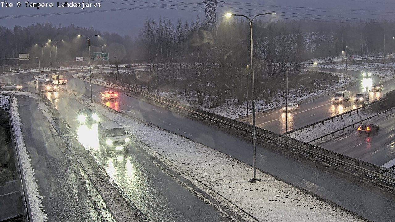 Weather Camera Image Väg 9 Tammerfors, Lahdesjärvi, Tampere, Pirkanmaa