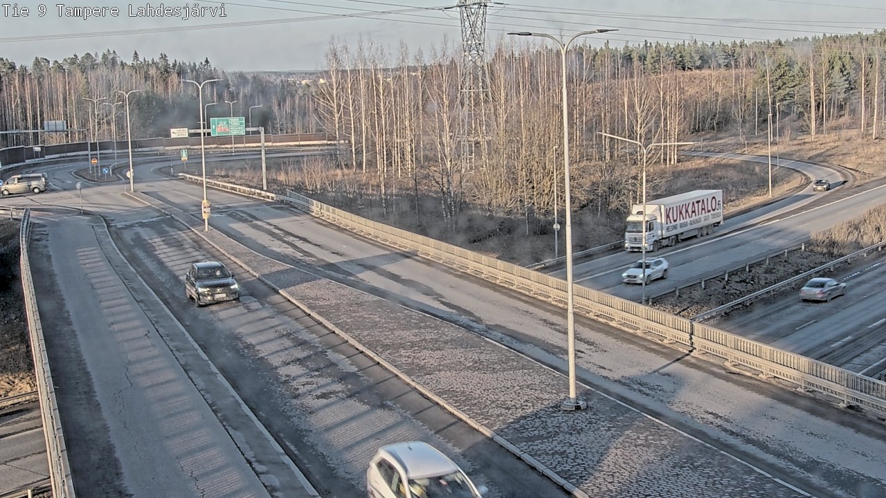 Weather Camera Image Road 9 Tampere, Lahdesjärvi, Tampere, Pirkanmaa