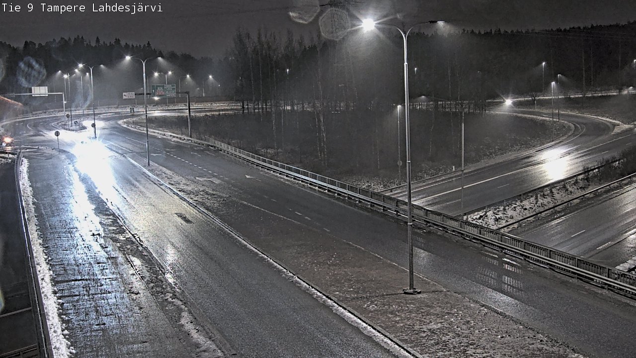 Weather Camera Image Väg 9 Tammerfors, Lahdesjärvi, Tampere, Pirkanmaa