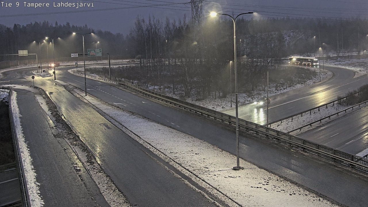 Weather Camera Image Väg 9 Tammerfors, Lahdesjärvi, Tampere, Pirkanmaa
