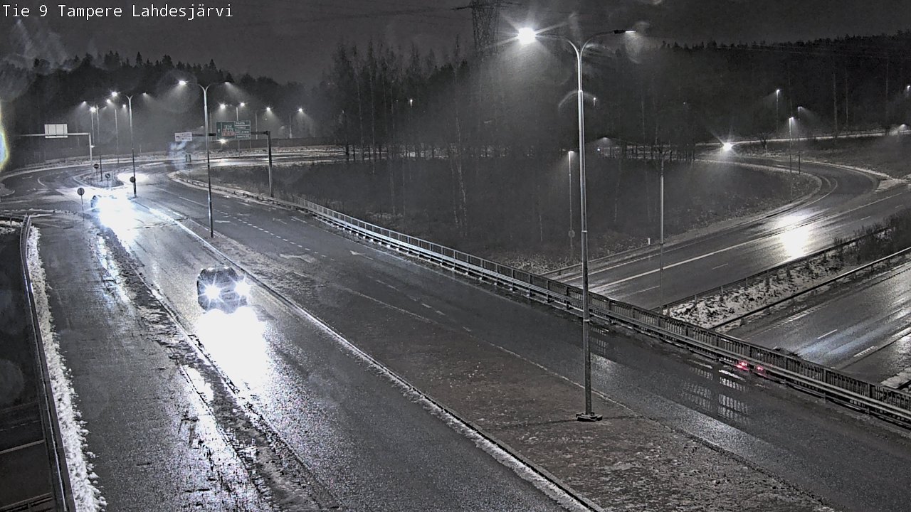 Weather Camera Image Väg 9 Tammerfors, Lahdesjärvi, Tampere, Pirkanmaa