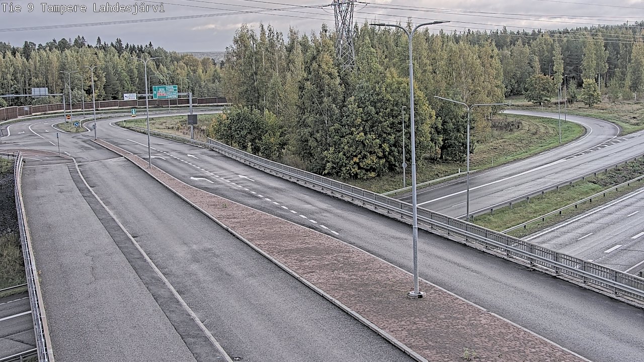 Weather Camera Image Road 9 Tampere, Lahdesjärvi, Tampere, Pirkanmaa