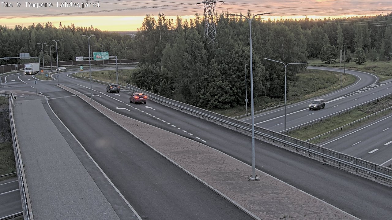 Weather Camera Image Road 9 Tampere, Lahdesjärvi, Tampere, Pirkanmaa