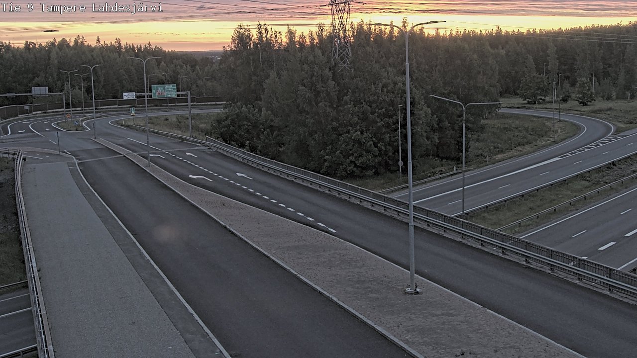 Kelikamerat Kuva Tie 9 Tampere, Lahdesjärvi, Tampere, Pirkanmaa