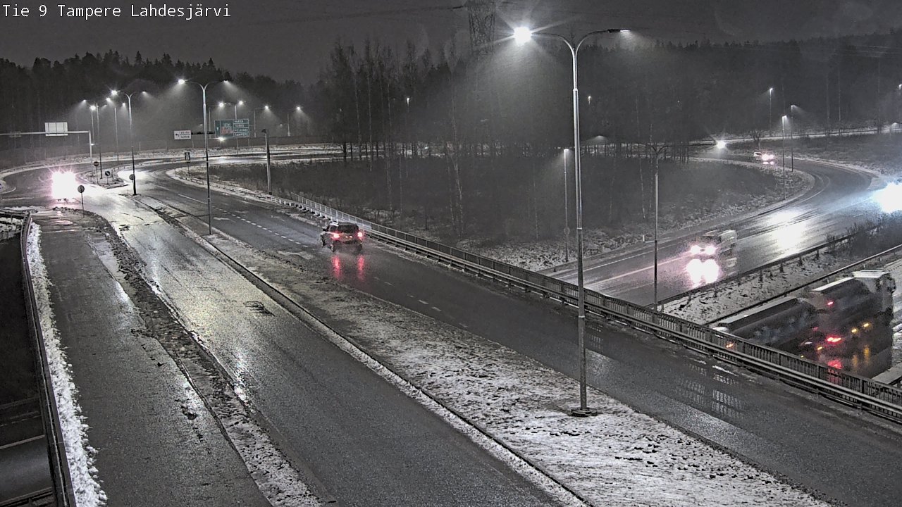 Weather Camera Image Väg 9 Tammerfors, Lahdesjärvi, Tampere, Pirkanmaa
