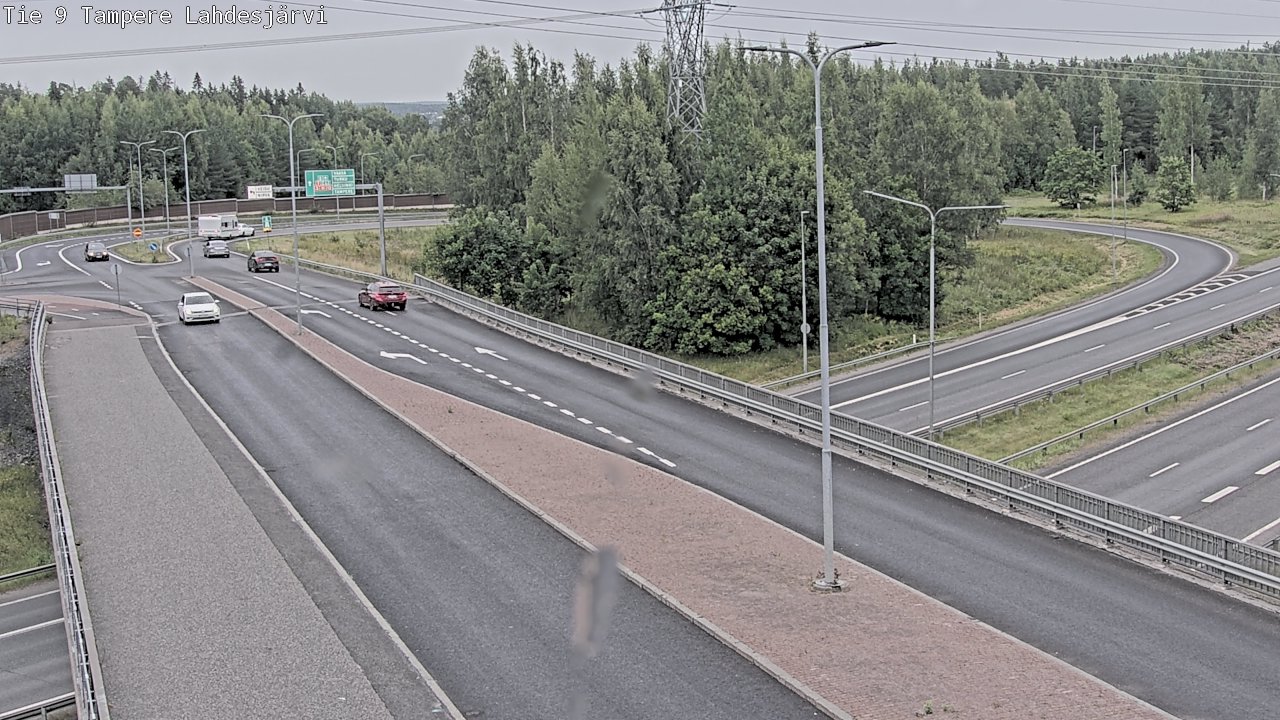 Weather Camera Image Road 9 Tampere, Lahdesjärvi, Tampere, Pirkanmaa