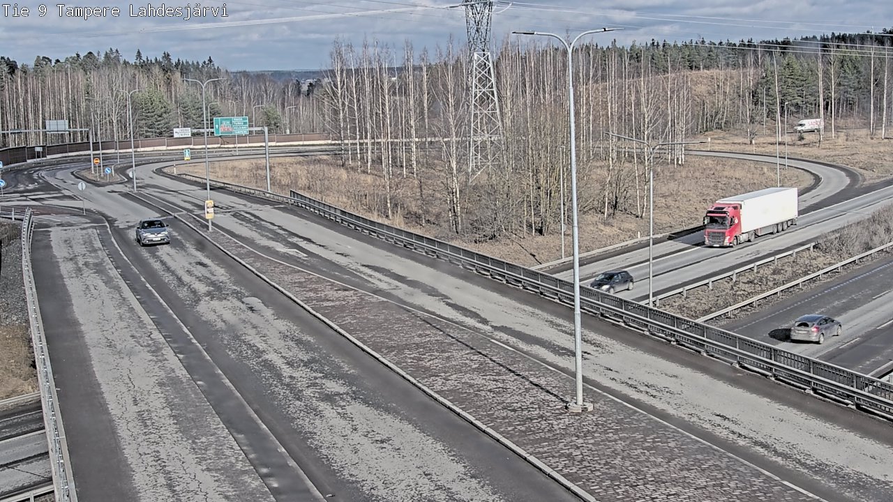 Weather Camera Image Road 9 Tampere, Lahdesjärvi, Tampere, Pirkanmaa