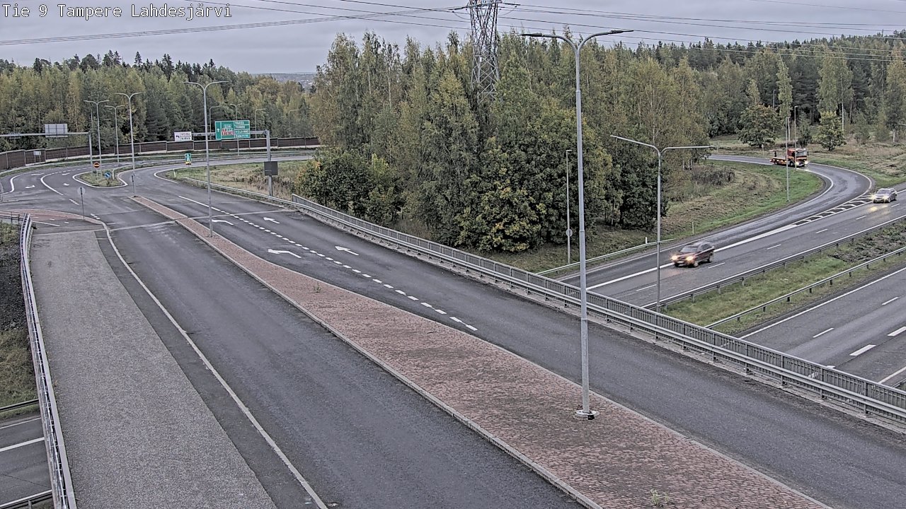 Weather Camera Image Road 9 Tampere, Lahdesjärvi, Tampere, Pirkanmaa