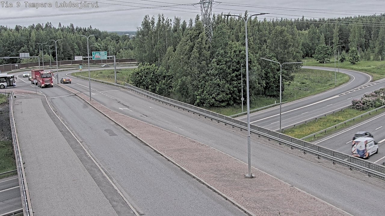 Weather Camera Image Väg 9 Tammerfors, Lahdesjärvi, Tampere, Pirkanmaa