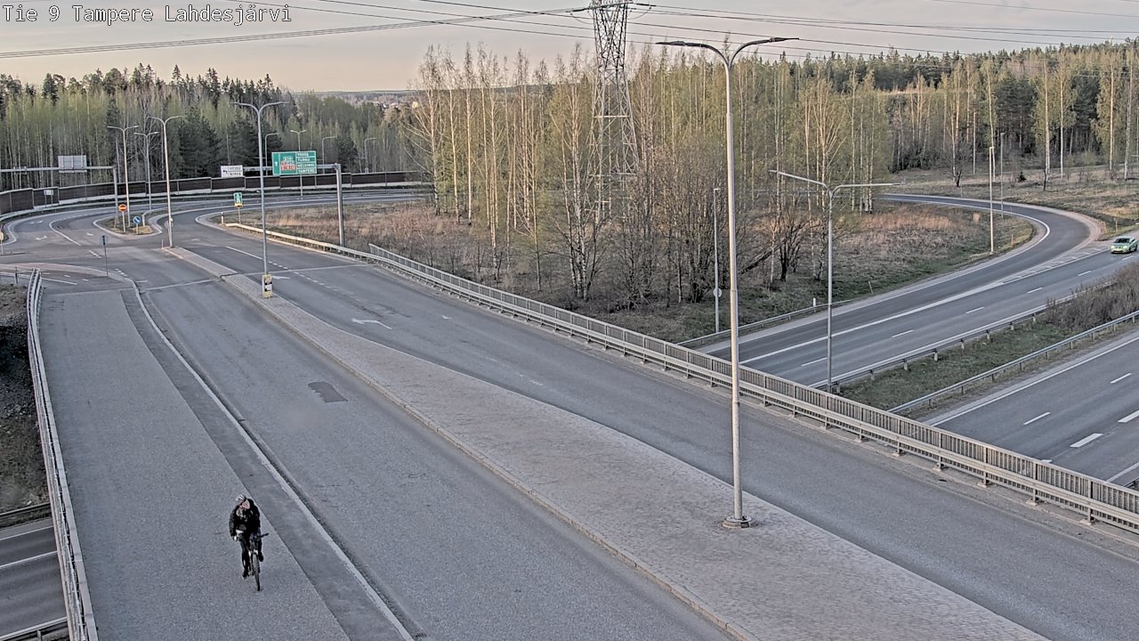 Weather Camera Image Road 9 Tampere, Lahdesjärvi, Tampere, Pirkanmaa