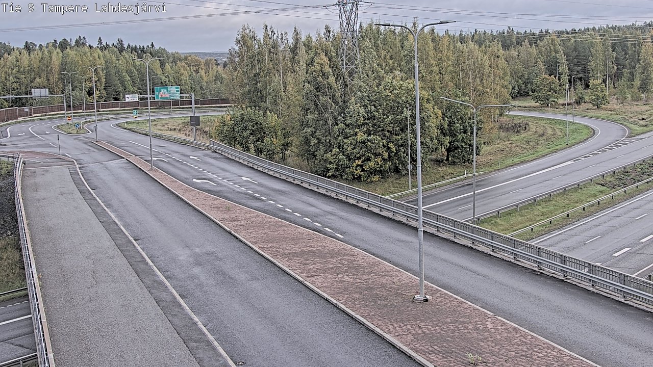 Weather Camera Image Road 9 Tampere, Lahdesjärvi, Tampere, Pirkanmaa