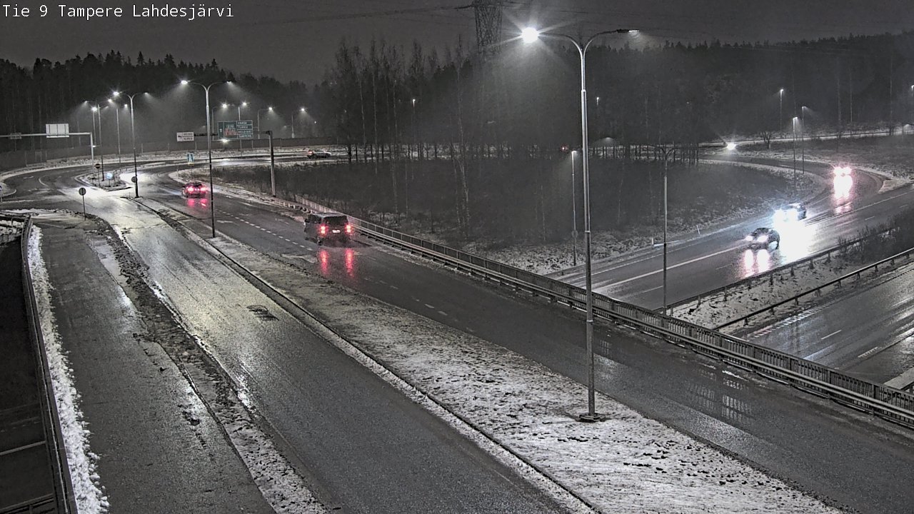 Weather Camera Image Väg 9 Tammerfors, Lahdesjärvi, Tampere, Pirkanmaa
