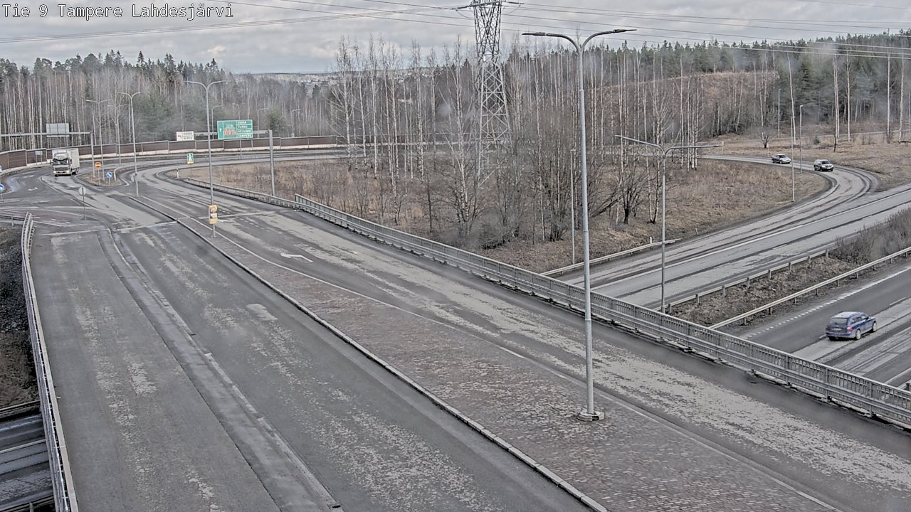 Weather Camera Image Road 9 Tampere, Lahdesjärvi, Tampere, Pirkanmaa