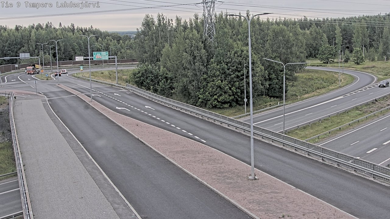 Weather Camera Image Road 9 Tampere, Lahdesjärvi, Tampere, Pirkanmaa