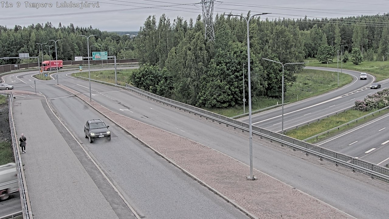 Weather Camera Image Väg 9 Tammerfors, Lahdesjärvi, Tampere, Pirkanmaa