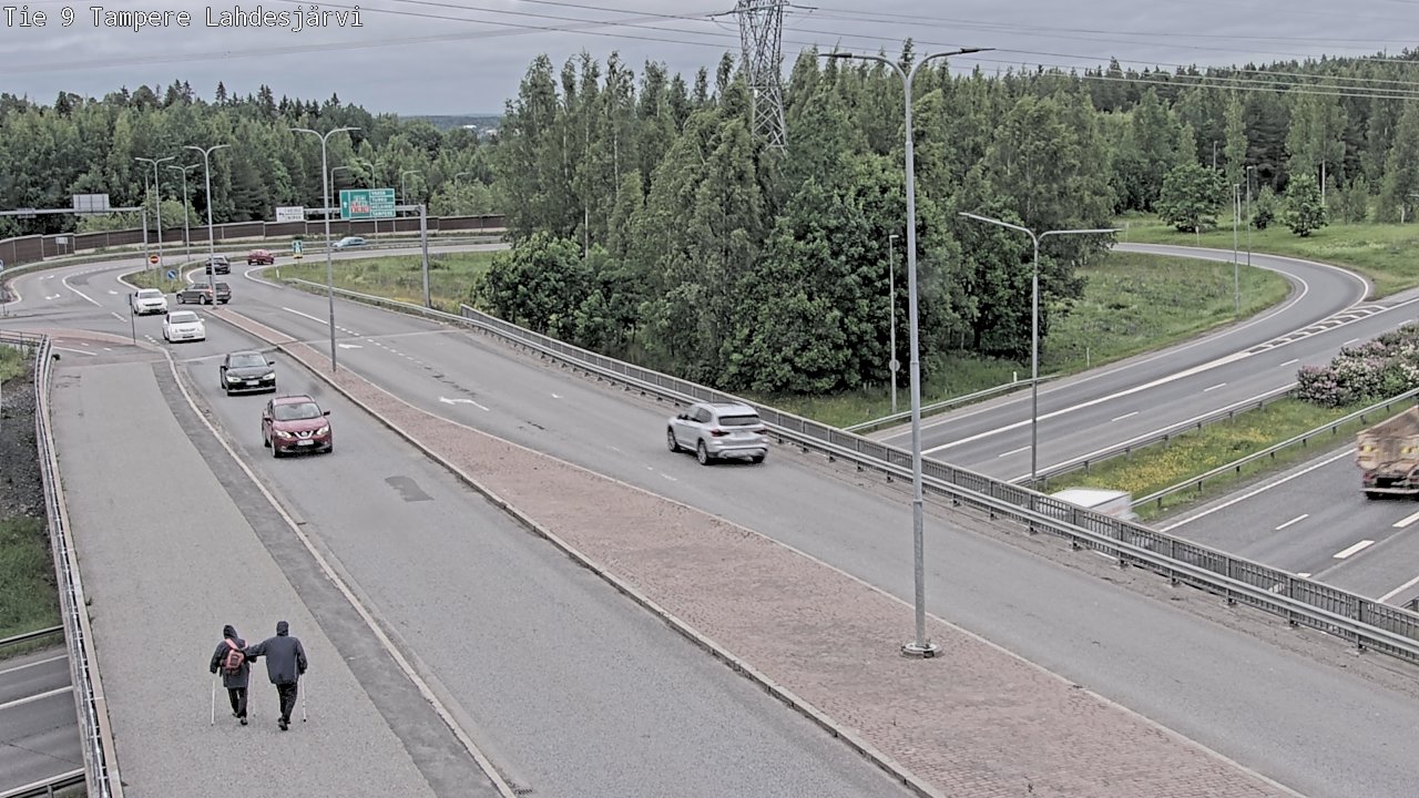 Weather Camera Image Väg 9 Tammerfors, Lahdesjärvi, Tampere, Pirkanmaa