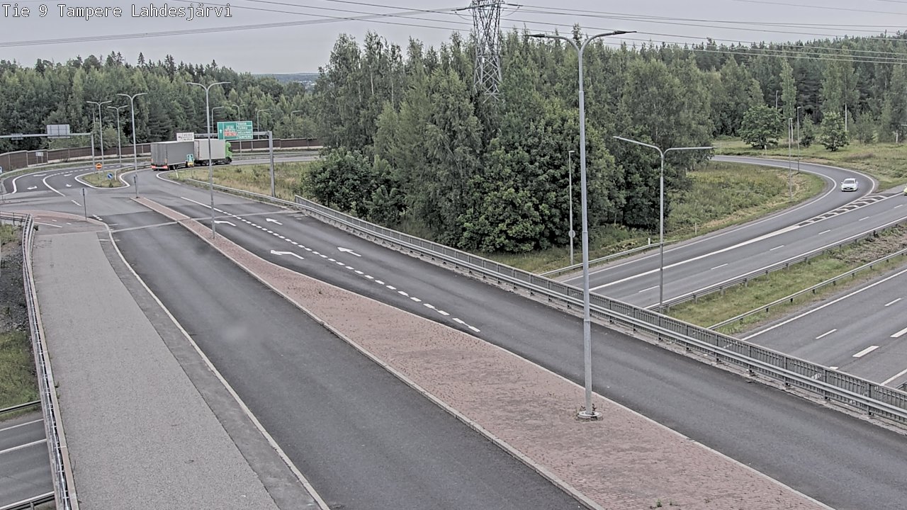 Weather Camera Image Road 9 Tampere, Lahdesjärvi, Tampere, Pirkanmaa