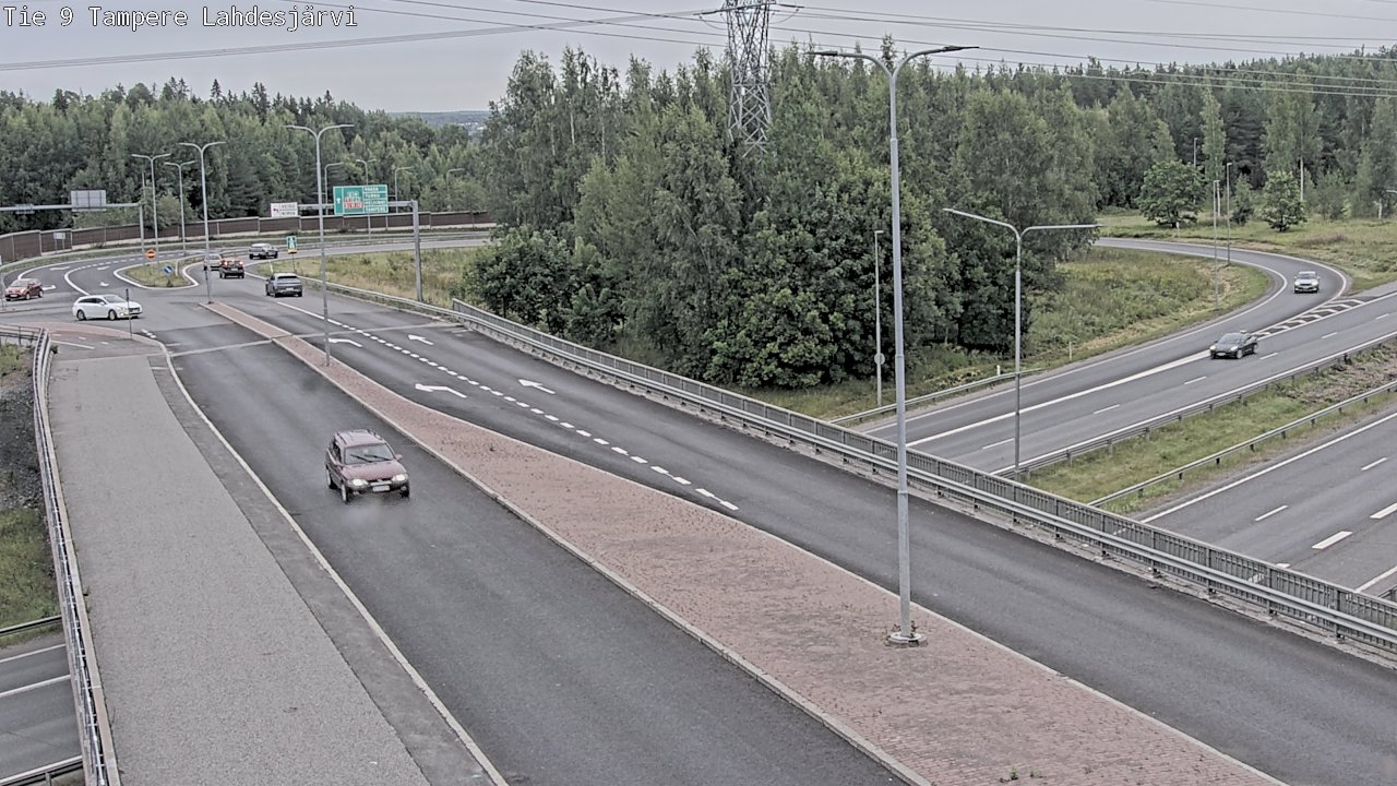 Weather Camera Image Road 9 Tampere, Lahdesjärvi, Tampere, Pirkanmaa