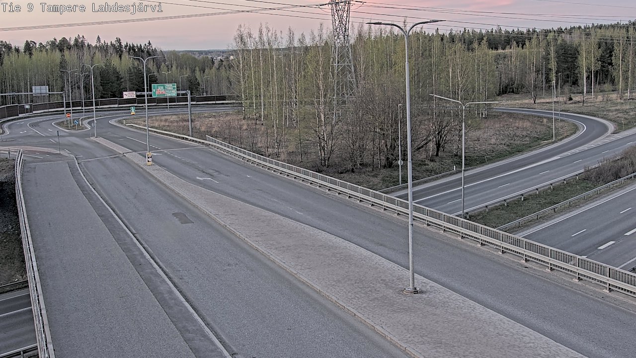 Weather Camera Image Road 9 Tampere, Lahdesjärvi, Tampere, Pirkanmaa
