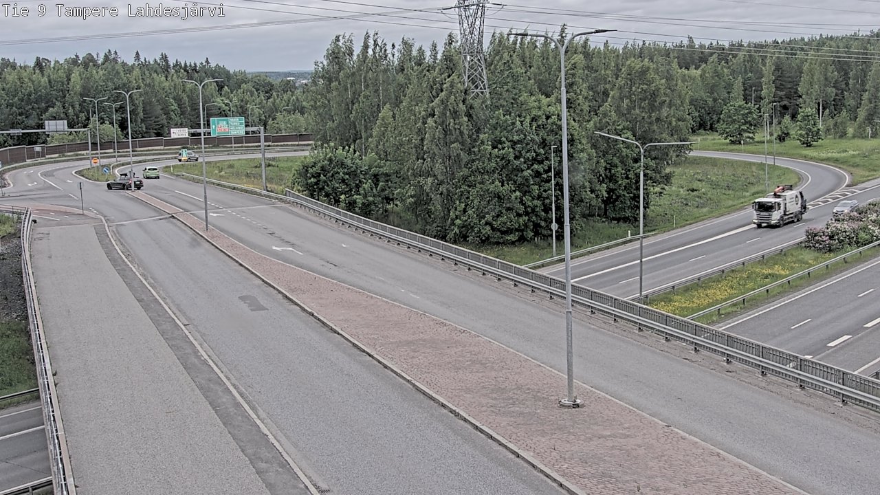 Weather Camera Image Väg 9 Tammerfors, Lahdesjärvi, Tampere, Pirkanmaa