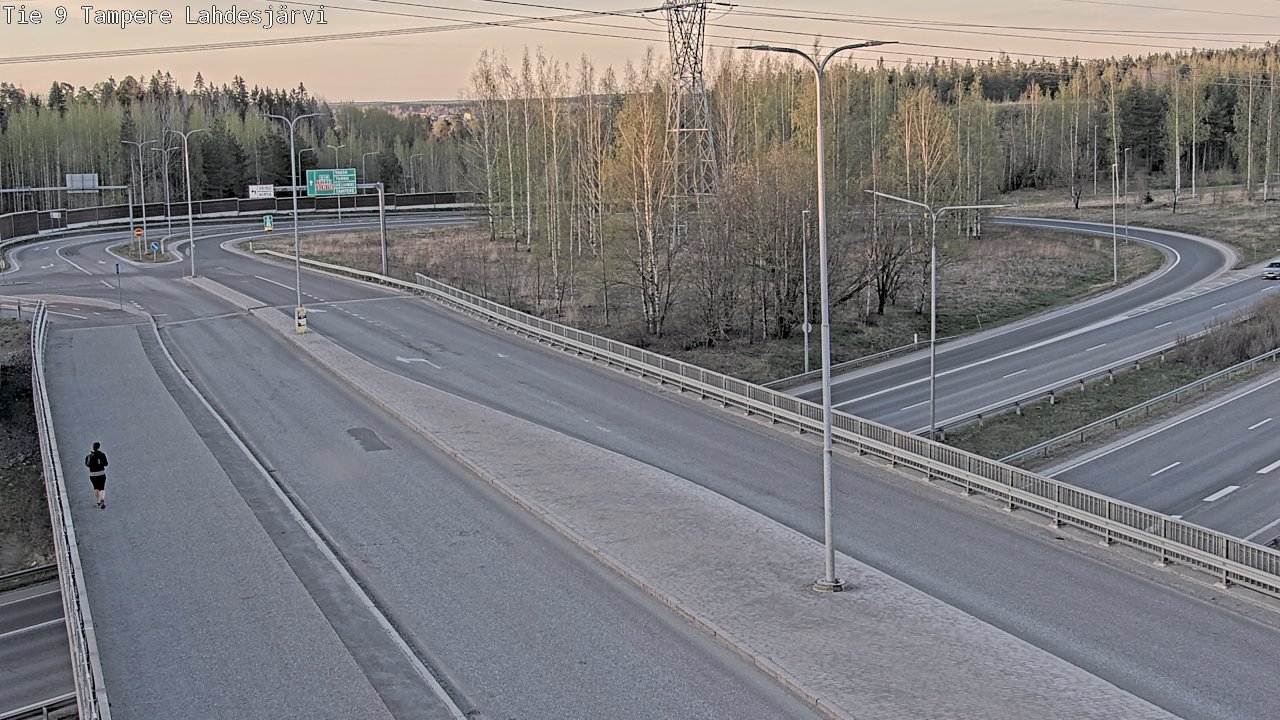 Weather Camera Image Road 9 Tampere, Lahdesjärvi, Tampere, Pirkanmaa
