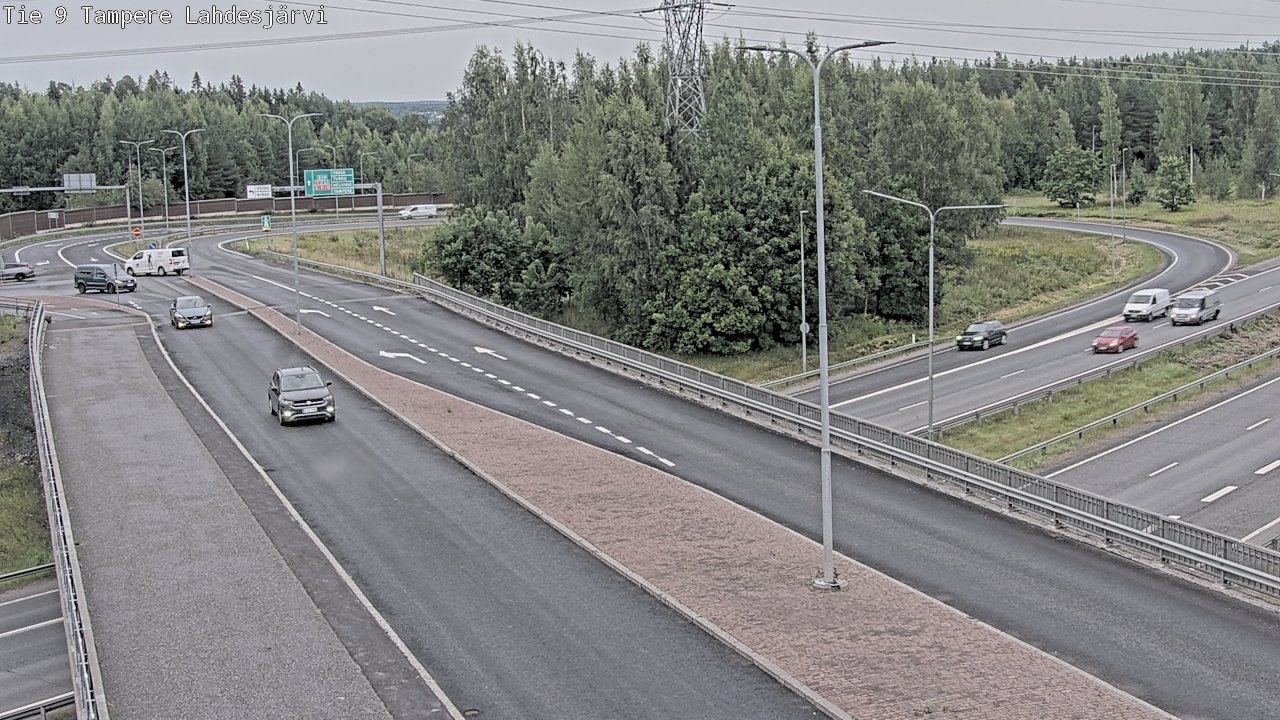 Weather Camera Image Road 9 Tampere, Lahdesjärvi, Tampere, Pirkanmaa