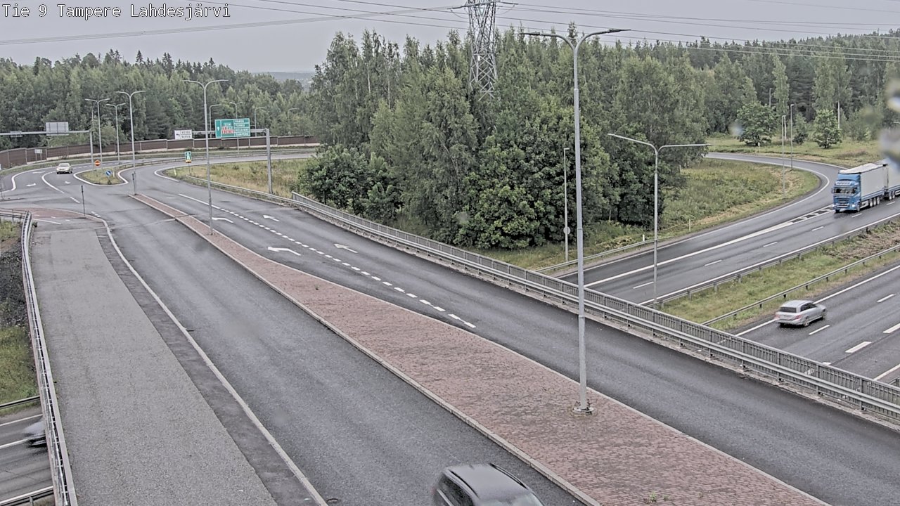 Weather Camera Image Road 9 Tampere, Lahdesjärvi, Tampere, Pirkanmaa