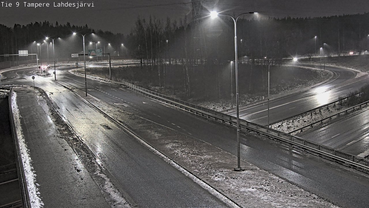 Weather Camera Image Väg 9 Tammerfors, Lahdesjärvi, Tampere, Pirkanmaa