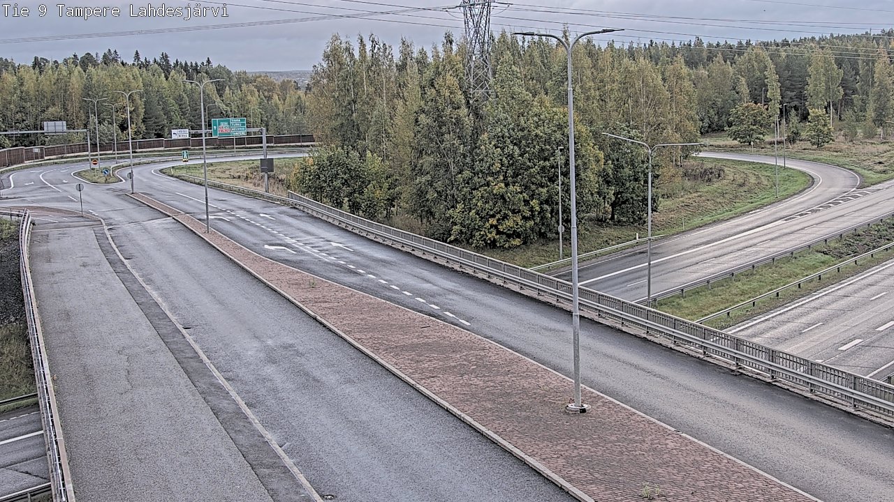 Weather Camera Image Road 9 Tampere, Lahdesjärvi, Tampere, Pirkanmaa