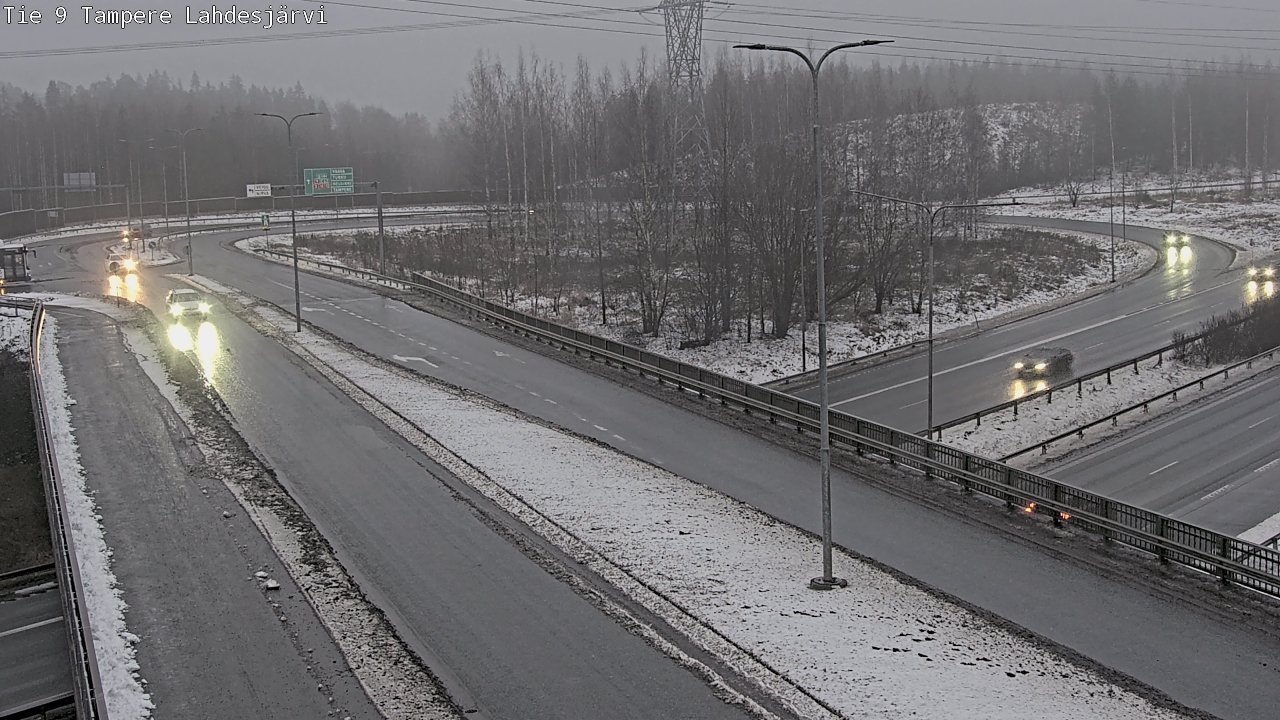Weather Camera Image Väg 9 Tammerfors, Lahdesjärvi, Tampere, Pirkanmaa