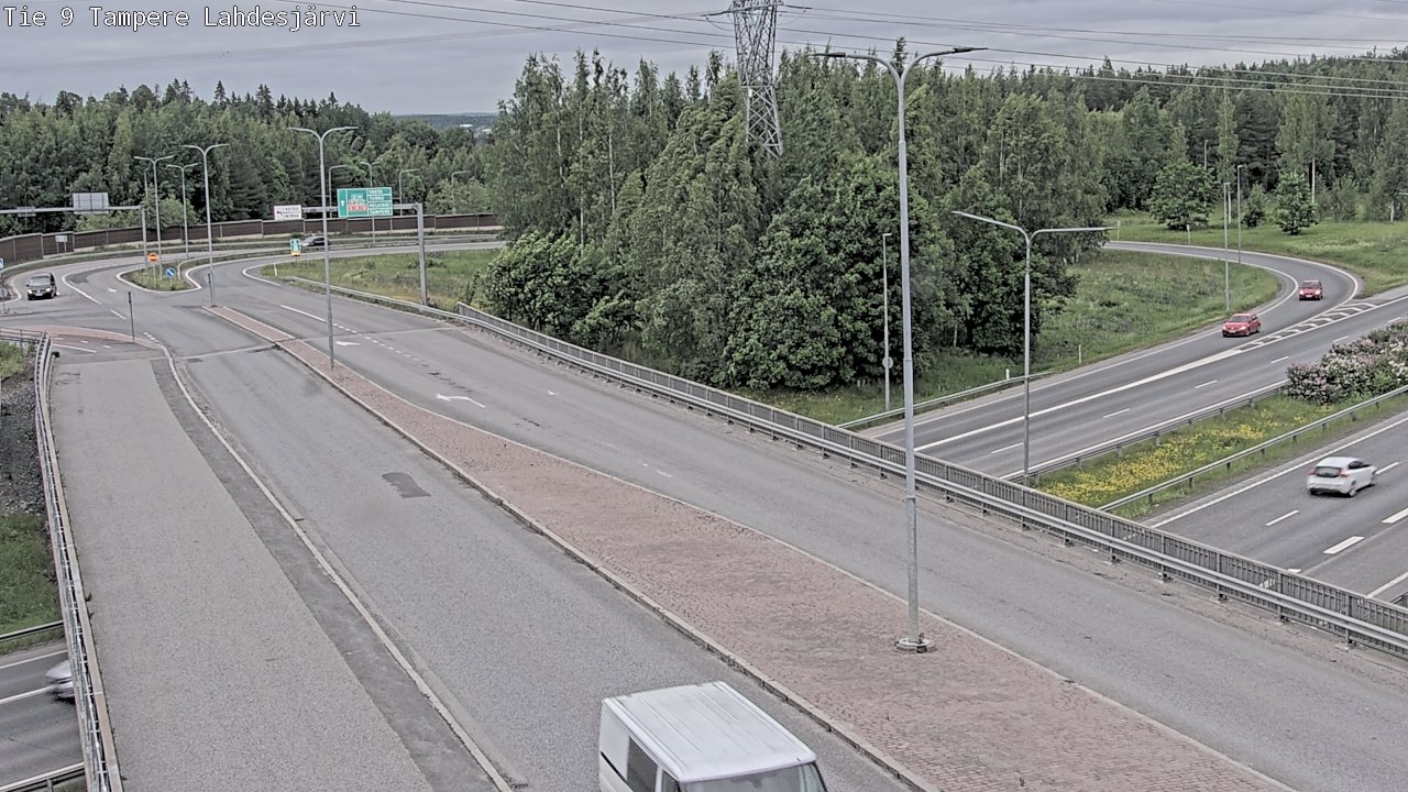Weather Camera Image Väg 9 Tammerfors, Lahdesjärvi, Tampere, Pirkanmaa