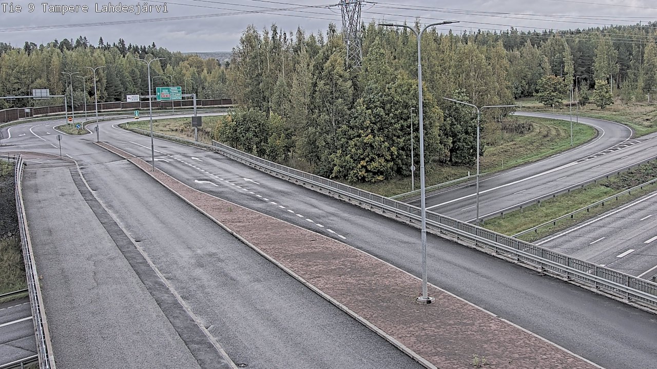 Weather Camera Image Road 9 Tampere, Lahdesjärvi, Tampere, Pirkanmaa