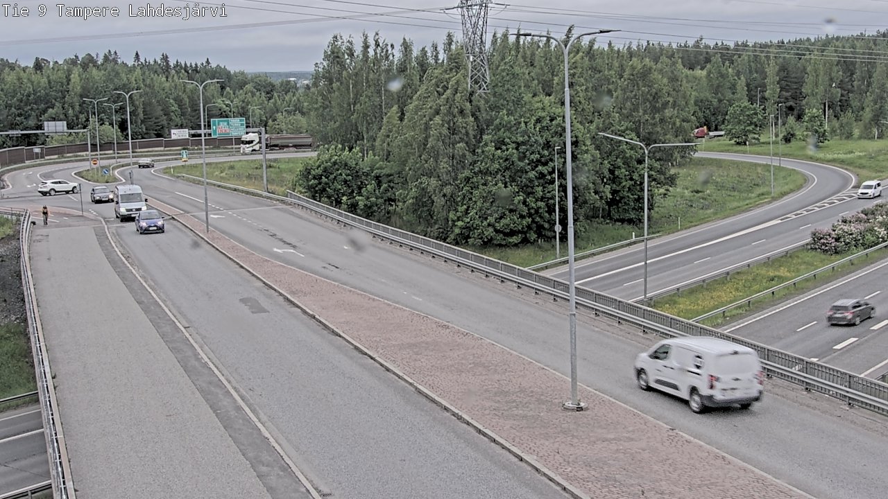 Weather Camera Image Väg 9 Tammerfors, Lahdesjärvi, Tampere, Pirkanmaa