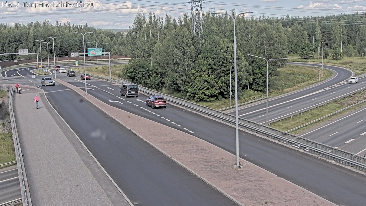 Kelikamerat Kuva Tie 9 Tampere, Lahdesjärvi, Tampere, Pirkanmaa