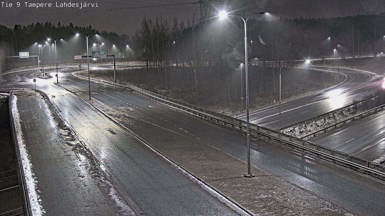 Weather Camera Image Väg 9 Tammerfors, Lahdesjärvi, Tampere, Pirkanmaa