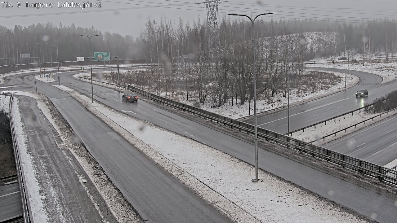 Weather Camera Image Väg 9 Tammerfors, Lahdesjärvi, Tampere, Pirkanmaa